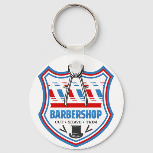 Barbershop Barber    Key Ring