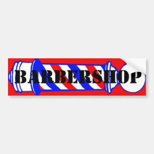 Barbershop Bumper Sticker