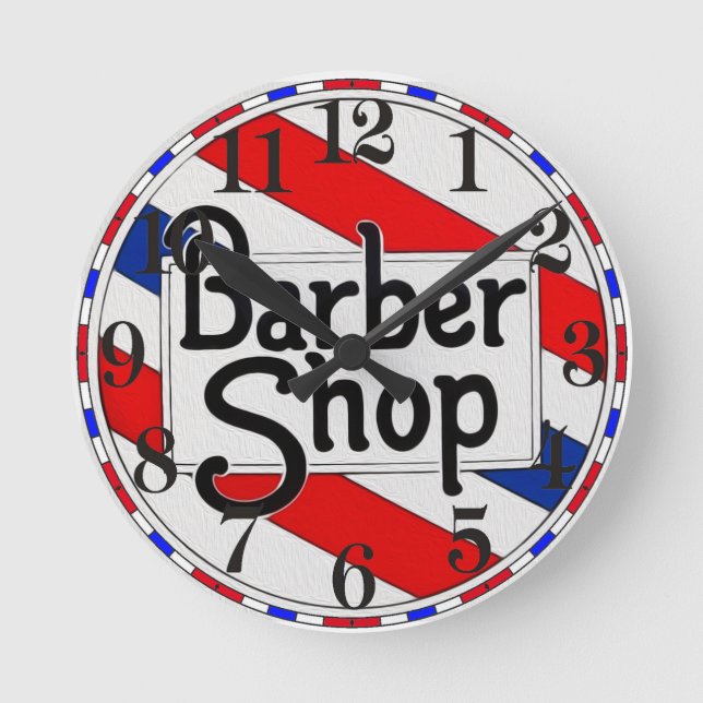 Barbershop Clock (Front)