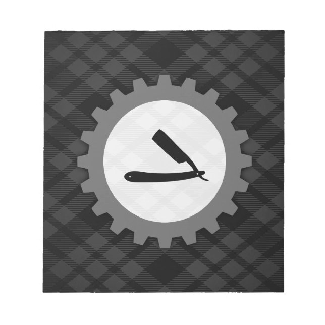barbershop gear notepad (Front)