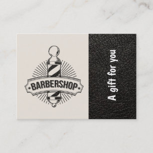 Barbershop leather look  Gift Certificate