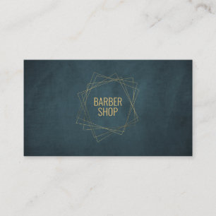 Barbershop luxury navy gold appointment template