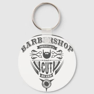 Barbershop original vintage key ring