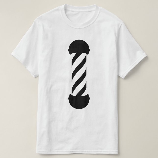 barbershop pole T-Shirt (Design Front)