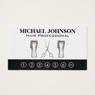 Barbershop   Punch Card