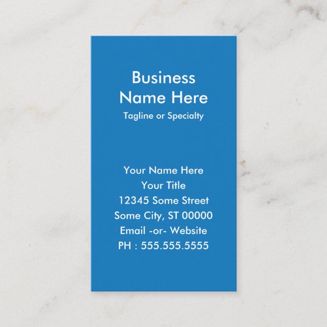 barbershop punk skull business card (Front)
