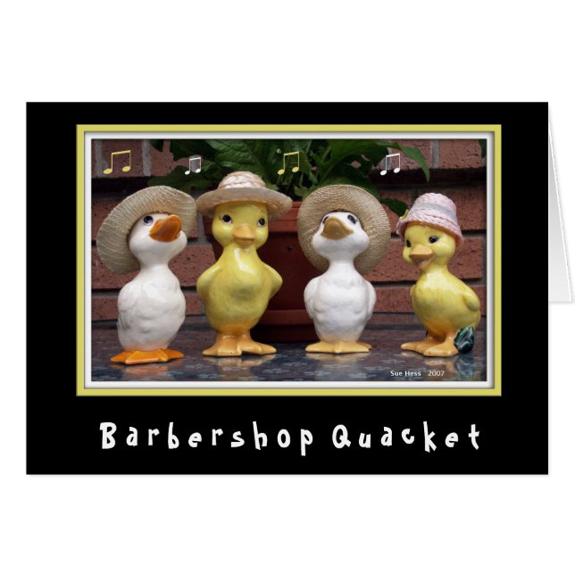 Barbershop Quacket (Front Horizontal)