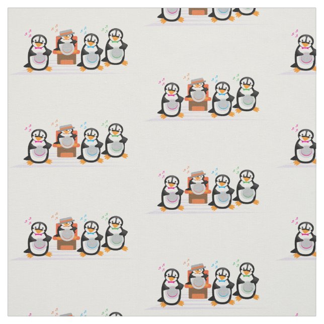 Barbershop Quartet Fabric (Swatch)