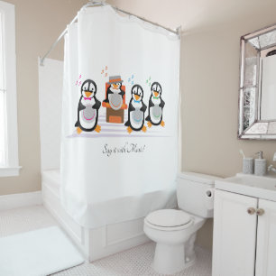 Barbershop Quartet Shower Curtain
