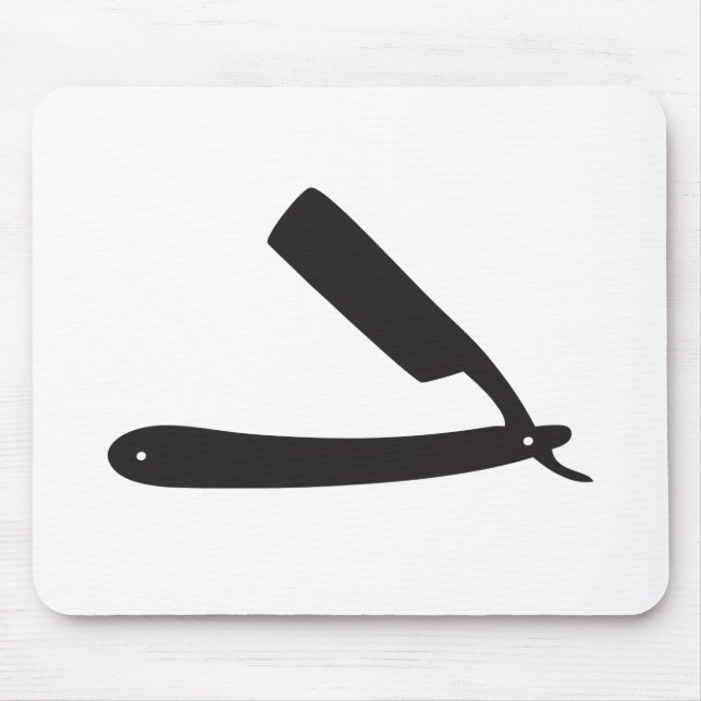 barbershop razor mouse mat (Front)