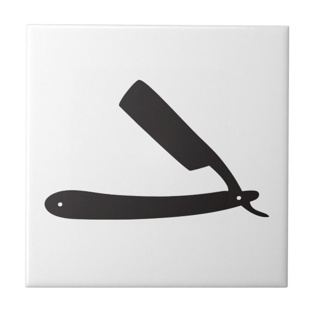 barbershop razor tile (Front)
