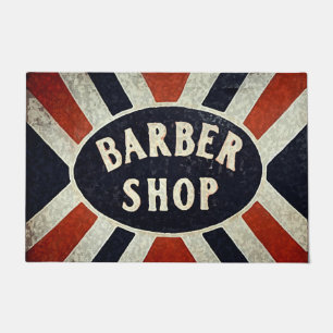 Barbershop Sign 2 Doormat
