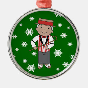 Barbershop Singer Christmas Music Ornament