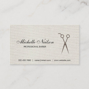Barbershop Stylist Business Card