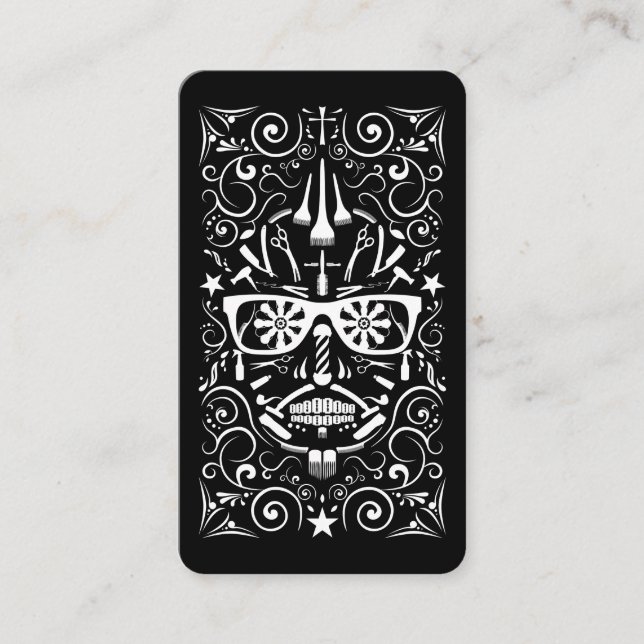 barbershop sugar skull referral program (Front)