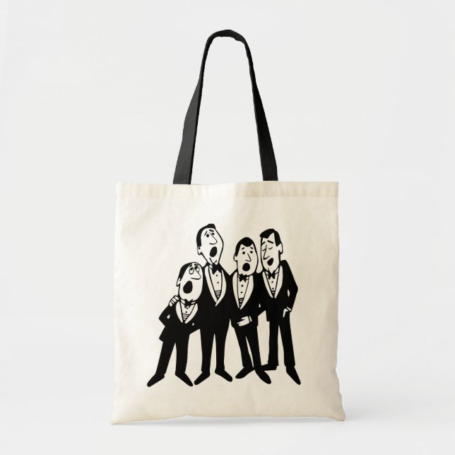 Barbershop Tuxedos Tote Bag (Front)