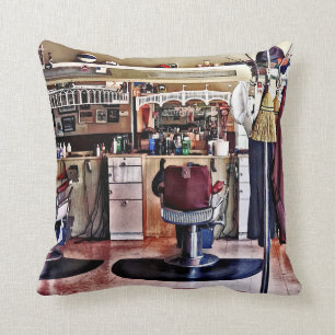 Barbershop With Coat Rack Cushion