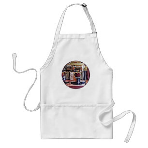Barbershop With Coat Rack Standard Apron