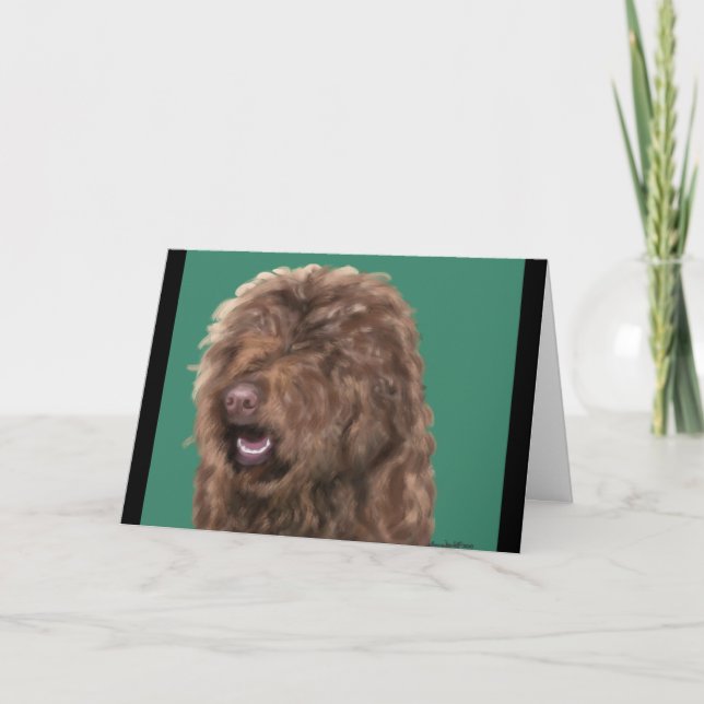 Barbet Dog Card (Front)