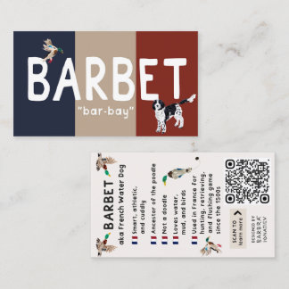BARBET Dog Info Card
