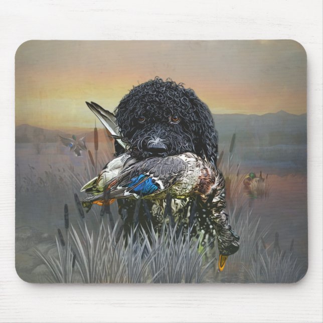 Barbet , 	French Water Dog   Mouse Mat (Front)