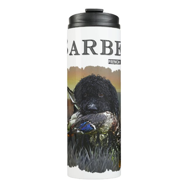 Barbet , 	French Water Dog   Thermal Tumbler (Front)