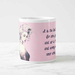 Barbie-Inspired Pin-Up Large Coffee Mug