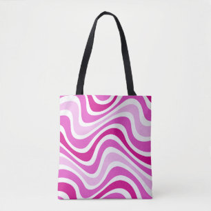 Barbie Pink Tote bag abstract pattern