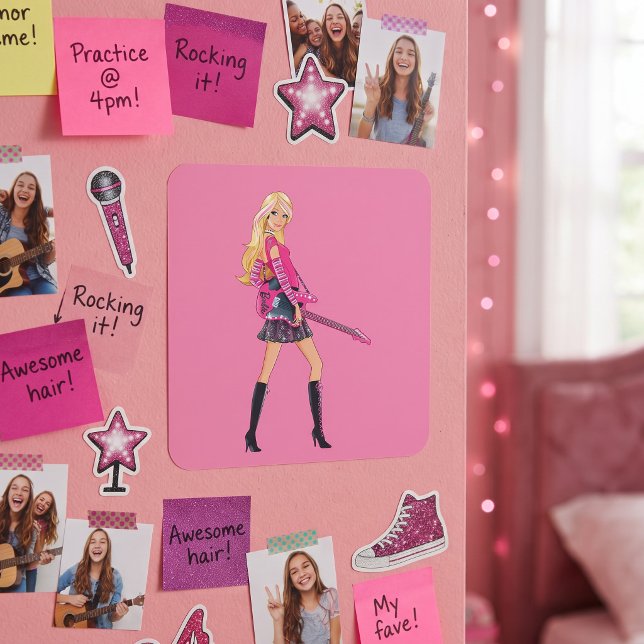 Barbie Square Sticker (Creator Uploaded)