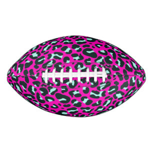 Barbiecore Pink Cheetah Leopard Animal Print  American Football