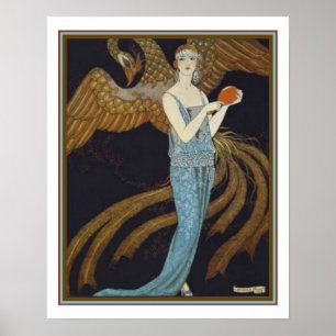 Barbier-Deco Illustration for Gazette Du Bon Ton Poster