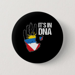 Barbuda Antigua It's In My Dna Barbudan Antiguan F 6 Cm Round Badge