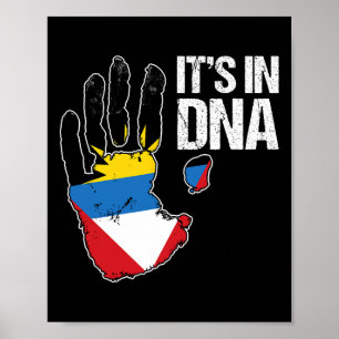 Barbuda Antigua It's In My Dna Barbudan Antiguan F Poster