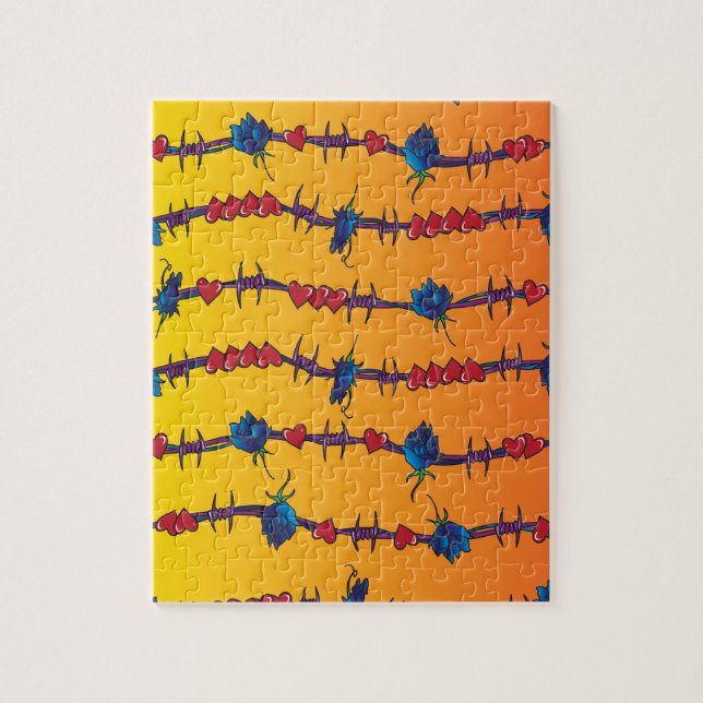 Barbwire Jigsaw Puzzle (Vertical)