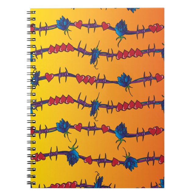 Barbwire Notebook (Front)