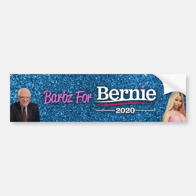 Barbz For Bernie Bumper Sticker (Front)