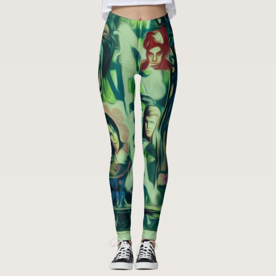 BARCA HIPPIE GREEN LEGGINGS