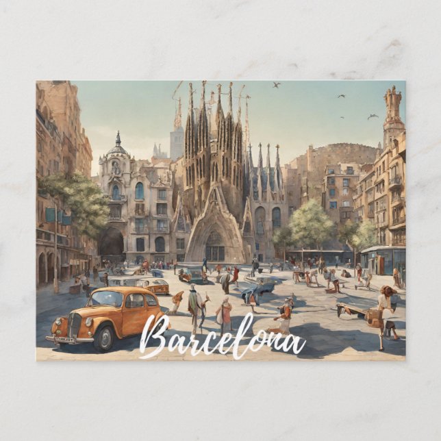 Barcelona (2) postcard (Front)