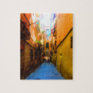 Barcelona Alley, #1 Jigsaw Puzzle