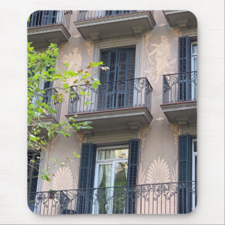 Barcelona Balconies Mouse Mat