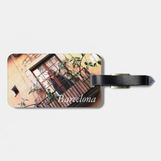 Barcelona Balcony Luggage Tag