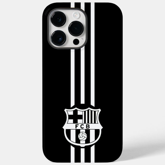 Barcelona Black & White Stripes Case (Back)