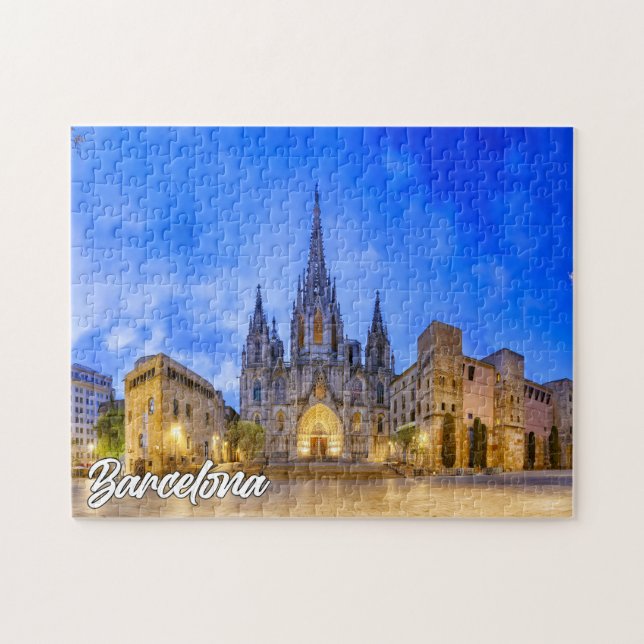 Barcelona Cathedral, Barcelona, Spain Jigsaw Puzzle (Horizontal)