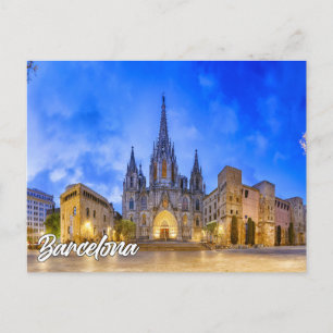 Barcelona Cathedral, Barcelona, Spain Postcard