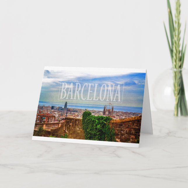 Barcelona city card (Front)