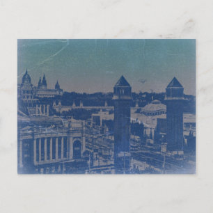 Barcelona City Centre Square Postcard