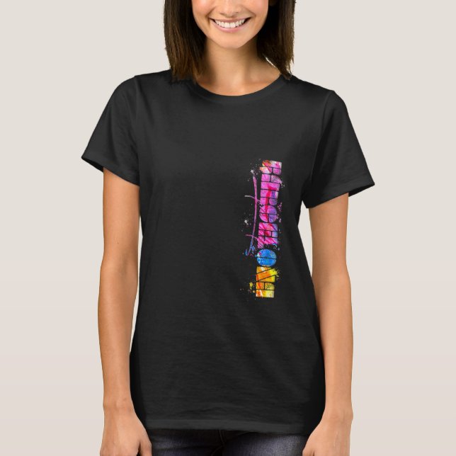 Barcelona Cityscape  Barcelona Skyline T-Shirt (Front)