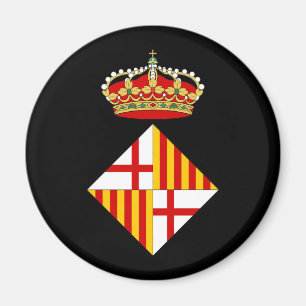 Barcelona Coat Of Arms Magnet
