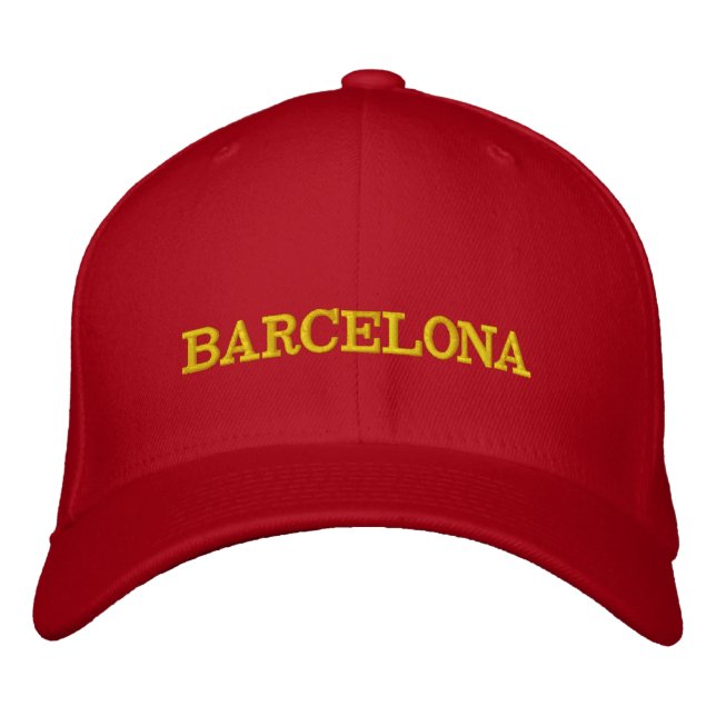 Barcelona Embroidered Hat (Front)