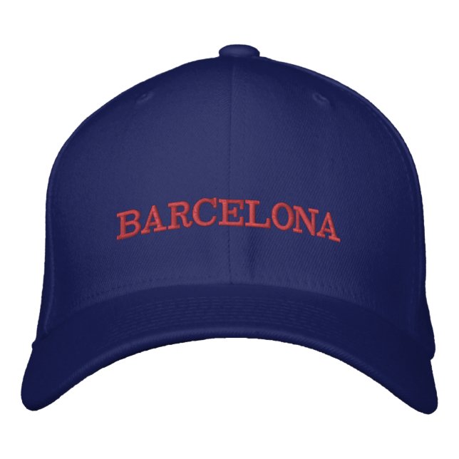 Barcelona Embroidered Hat (Front)